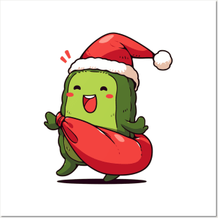 Funny Christmas Pickle Posters and Art
